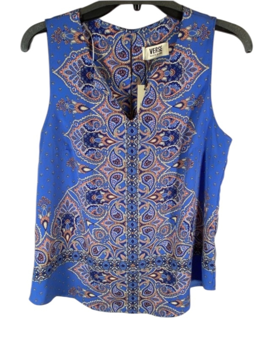 NWT Verse Paisley Sleveless Blouse